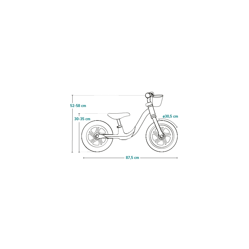 Lionelo - Laufrad ALEX PLUS beige