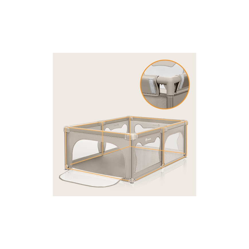 Lionelo - Laufstall WILLOW beige