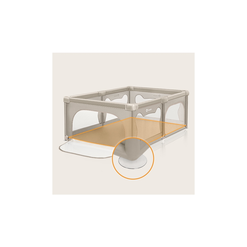 Lionelo - Laufstall WILLOW beige