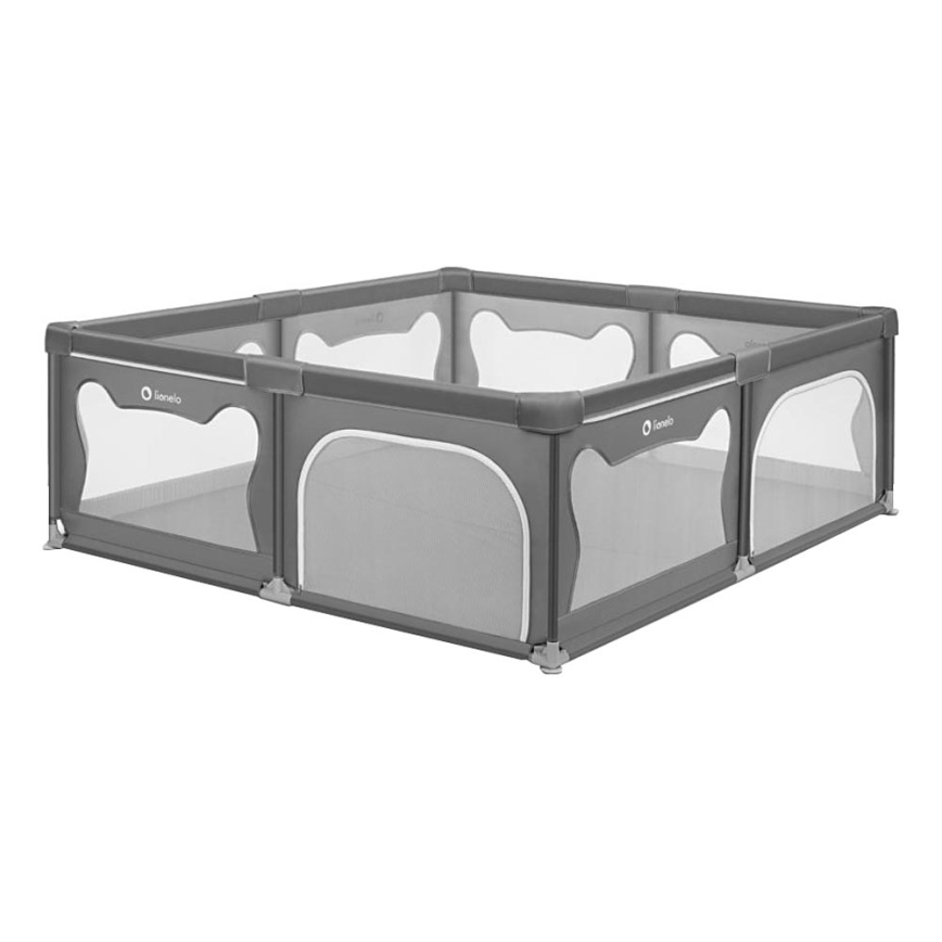 Lionelo - Laufstall WILLOW XL grau