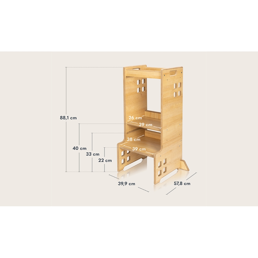 Lionelo - Lern-Turm CASS Natural