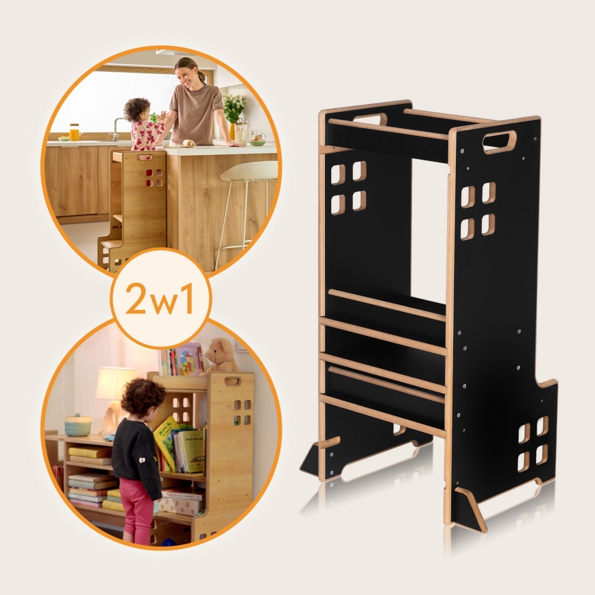 Lionelo - Lernleiter CASS Black Onyx