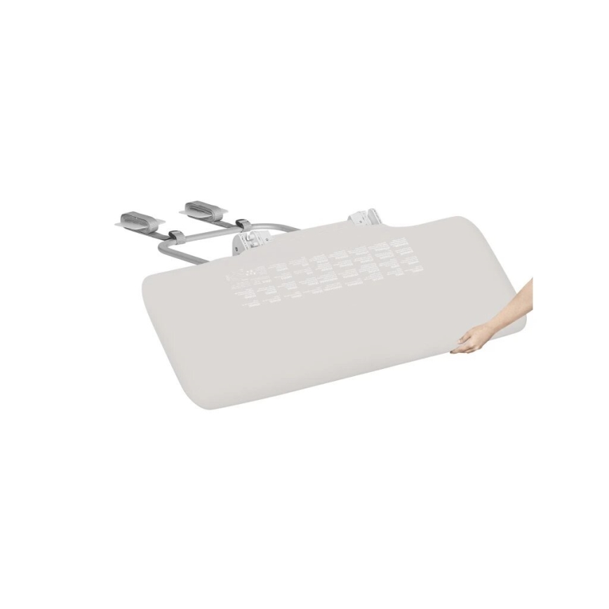 Lionelo - LORA Sicherheitsgitter fürs Bett, grau