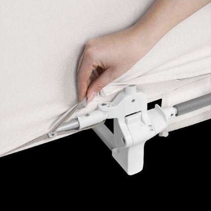 Lionelo - LORA Sicherheitsgitter fürs Bett, grau