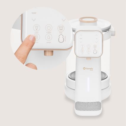 Lionelo - Milchzubereiter für Säuglingsmilch BABYPRESTO 2.0 1200W/230V Weiß