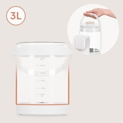 Lionelo - Milchzubereiter für Säuglingsmilch BABYPRESTO 2.0 1200W/230V Weiß