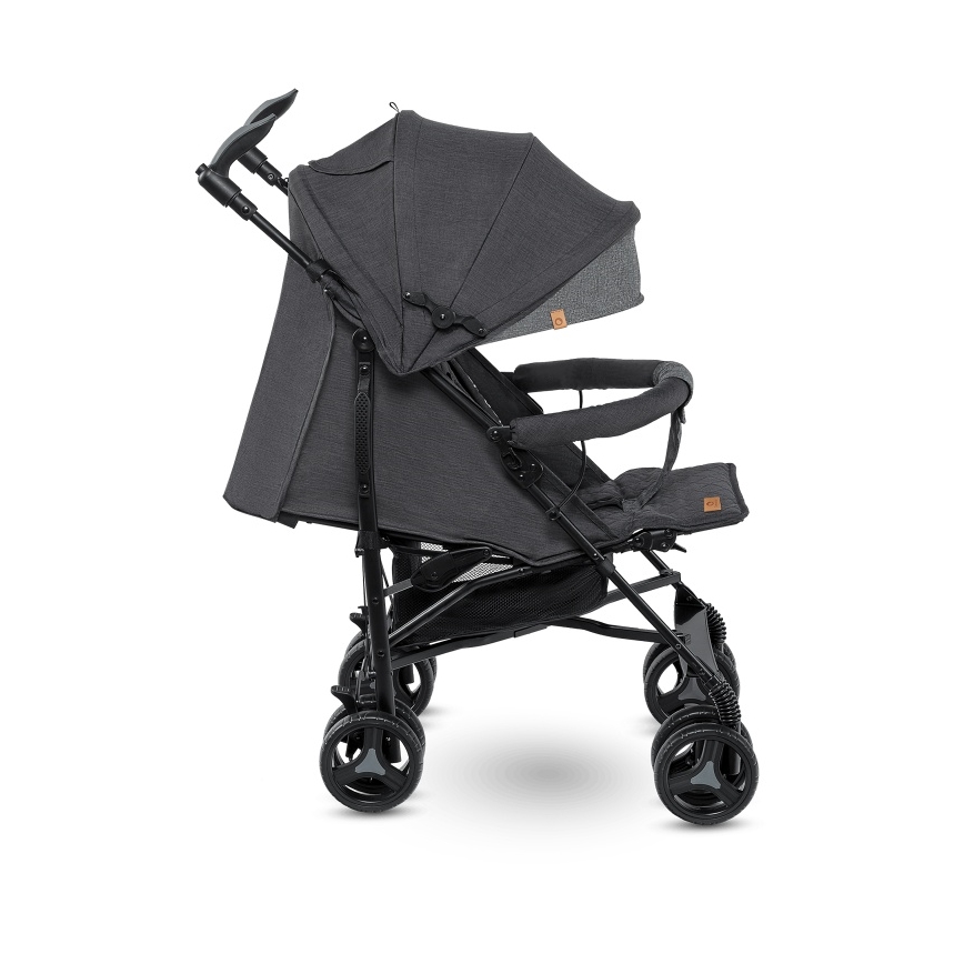 Lionelo - Regenschirm-Buggy IRMA Schwarz/Dunkelgrau