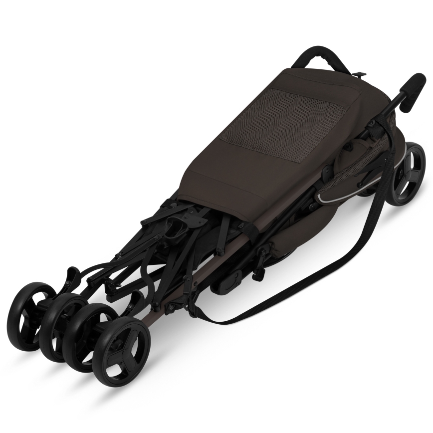 Lionelo - Regenschirm-Kinderwagen ELIA Brown Chocolate
