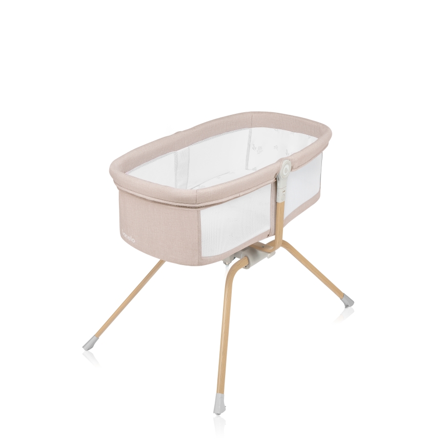 Lionelo - Reisebett 3-in-1 MALIN EVO Beige/Natur