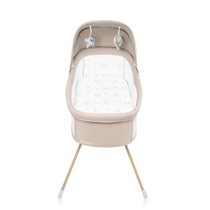 Lionelo - Reisebett 3-in-1 MALIN EVO Beige/Natur