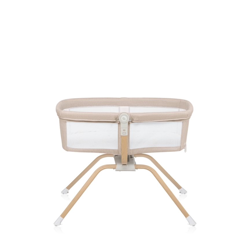 Lionelo - Reisebett 3-in-1 MALIN EVO Beige/Natur