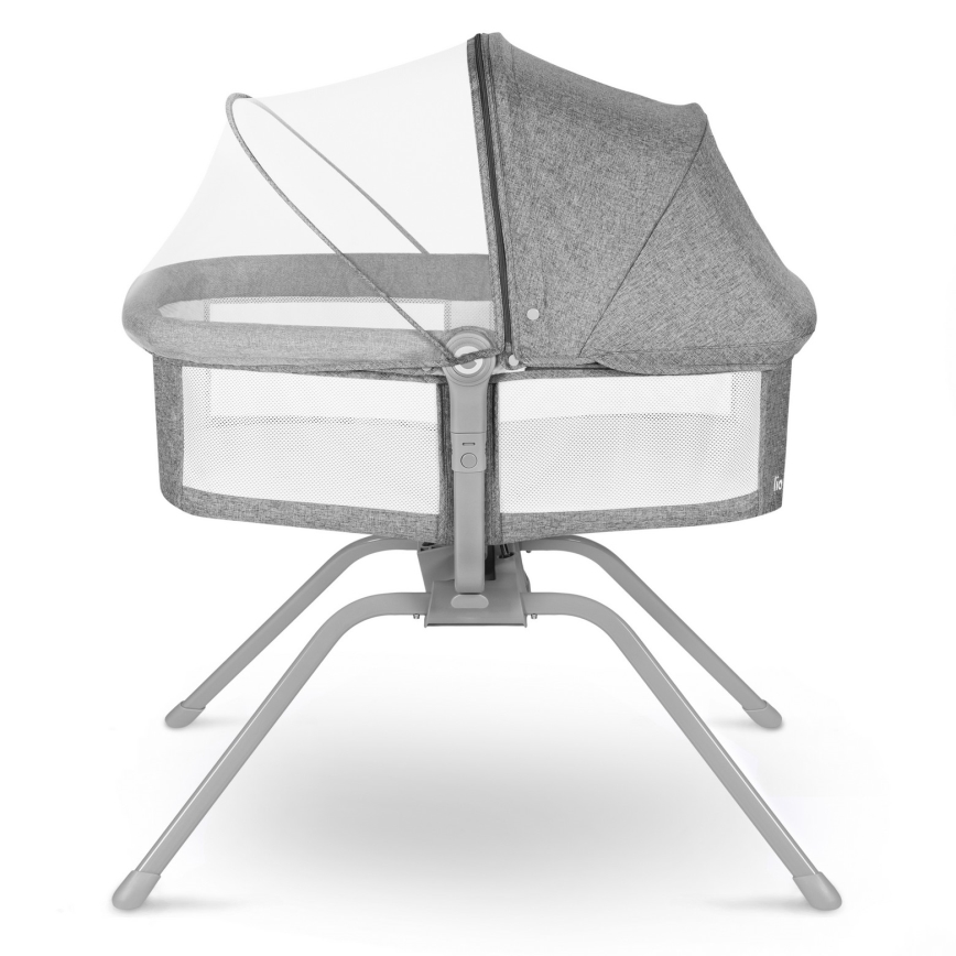 Lionelo - Reisebett 3-in-1 MALIN Grey Stone