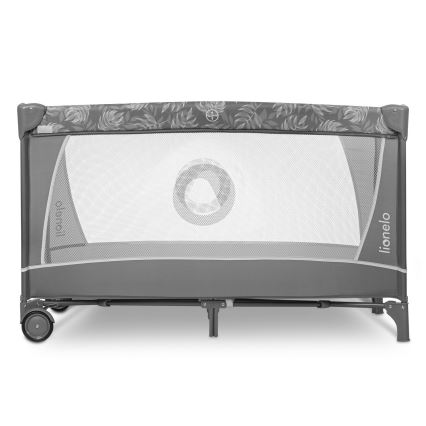 Lionelo - Reisebett FLOWER Grey Stone
