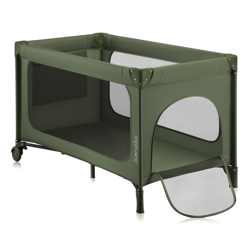 Lionelo - Reisebett JASMIN EASY FOLD Olivgrün