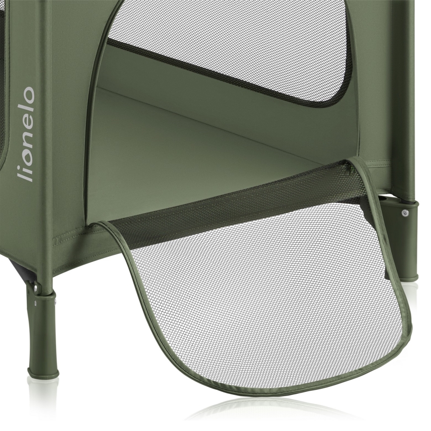 Lionelo - Reisebett JASMIN EASY FOLD Olivgrün