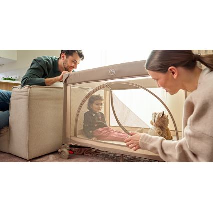 Lionelo - Reisebett LAURA Beige Sand
