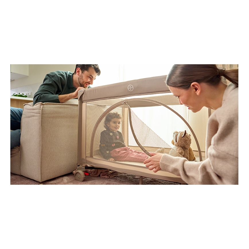 Lionelo - Reisebett LAURA Beige Sand