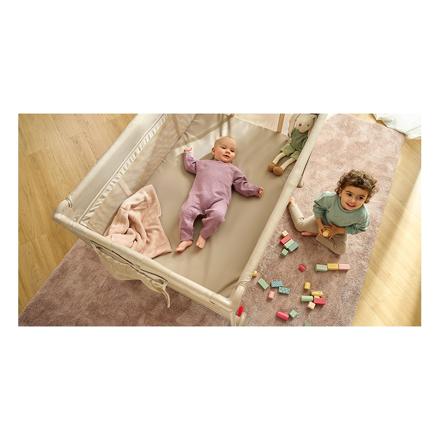 Lionelo - Reisebett LAURA Beige Sand