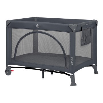 Lionelo - Reisebett LAURA Beton-Grau