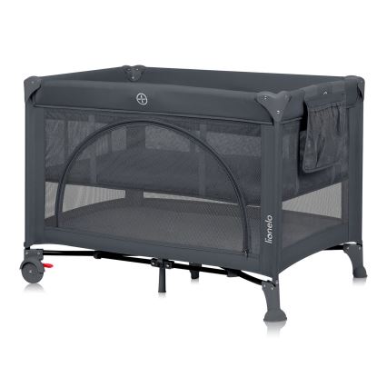 Lionelo - Reisebett LAURA Beton-Grau