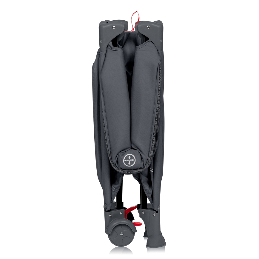 Lionelo - Reisebett LAURA Beton-Grau