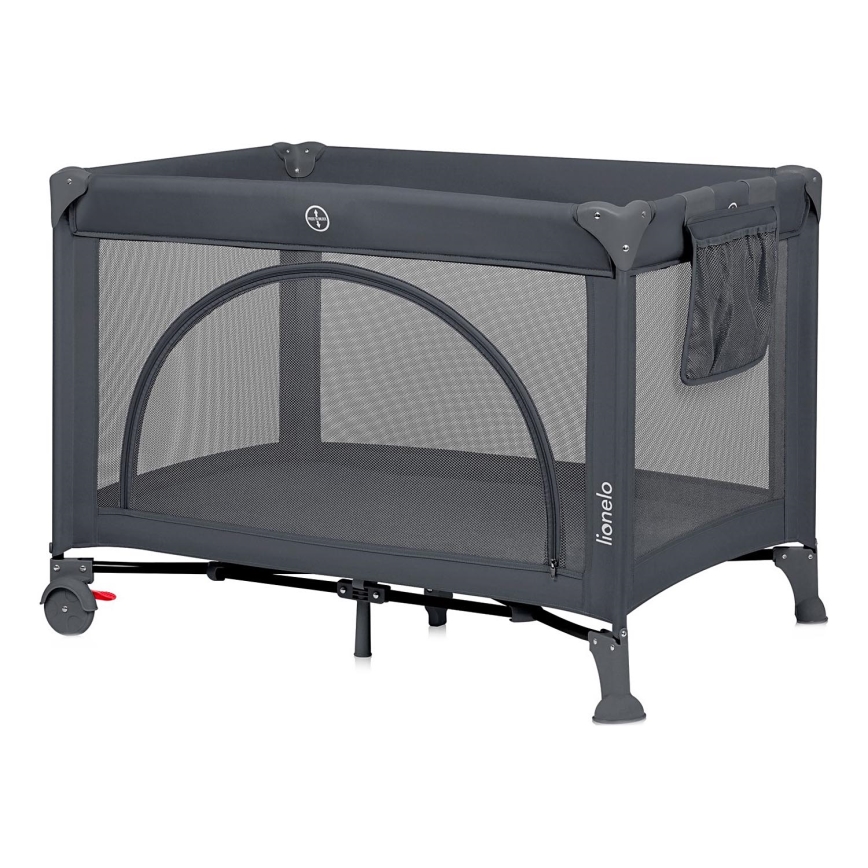 Lionelo - Reisebett LAURA Grey Concrete