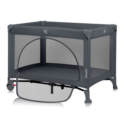 Lionelo - Reisebett LAURA Grey Concrete