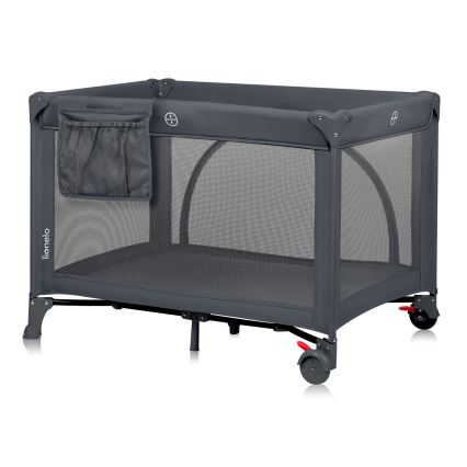 Lionelo - Reisebett LAURA Grey Concrete
