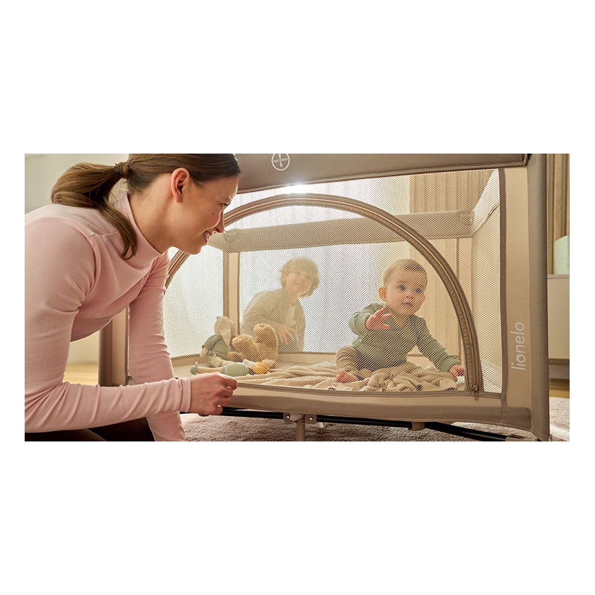 Lionelo - Reisebett LAURA Sandbeige