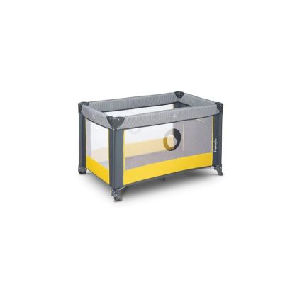 Lionelo - Reisebett STEFI grau/gelb