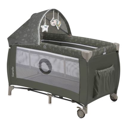 Lionelo - Reisebett SVEN PLUS Beige-Olive