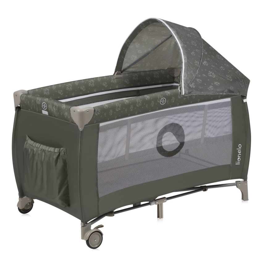 Lionelo - Reisebett SVEN PLUS Beige-Olive