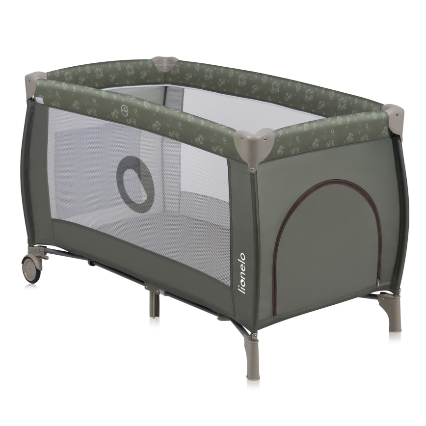 Lionelo - Reisebett SVEN PLUS Beige-Olive