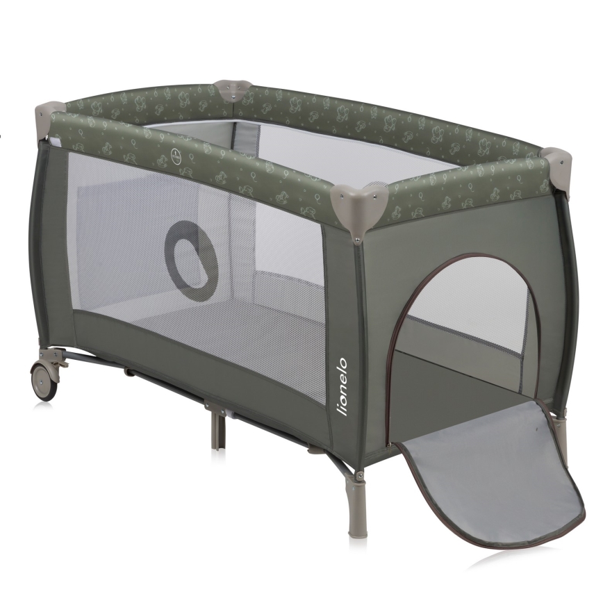 Lionelo - Reisebett SVEN PLUS Beige-Olive