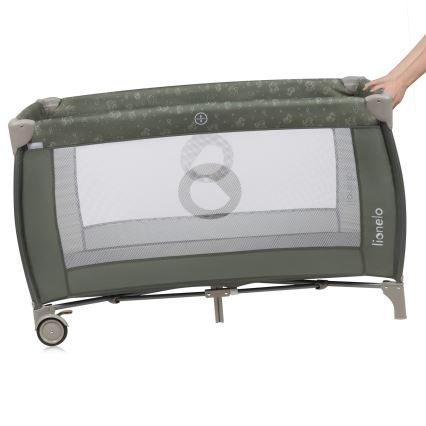 Lionelo - Reisebett SVEN PLUS Beige-Olive