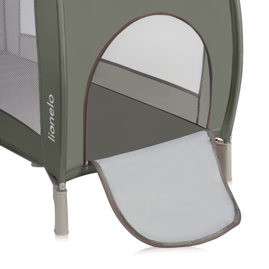 Lionelo - Reisebett SVEN PLUS Beige-Olive