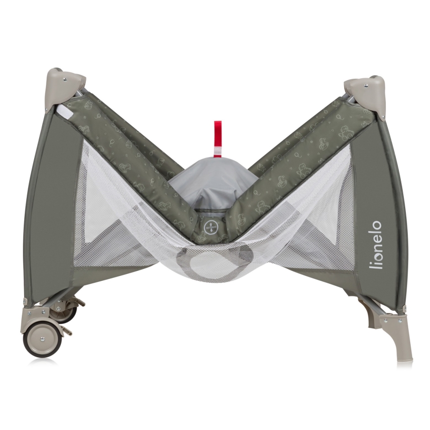 Lionelo - Reisebett SVEN PLUS Beige-Olive
