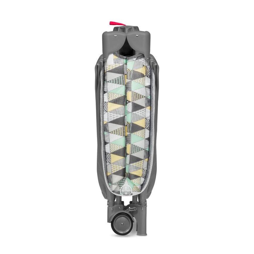 Lionelo - Reisebett SVEN PLUS grau/gelb