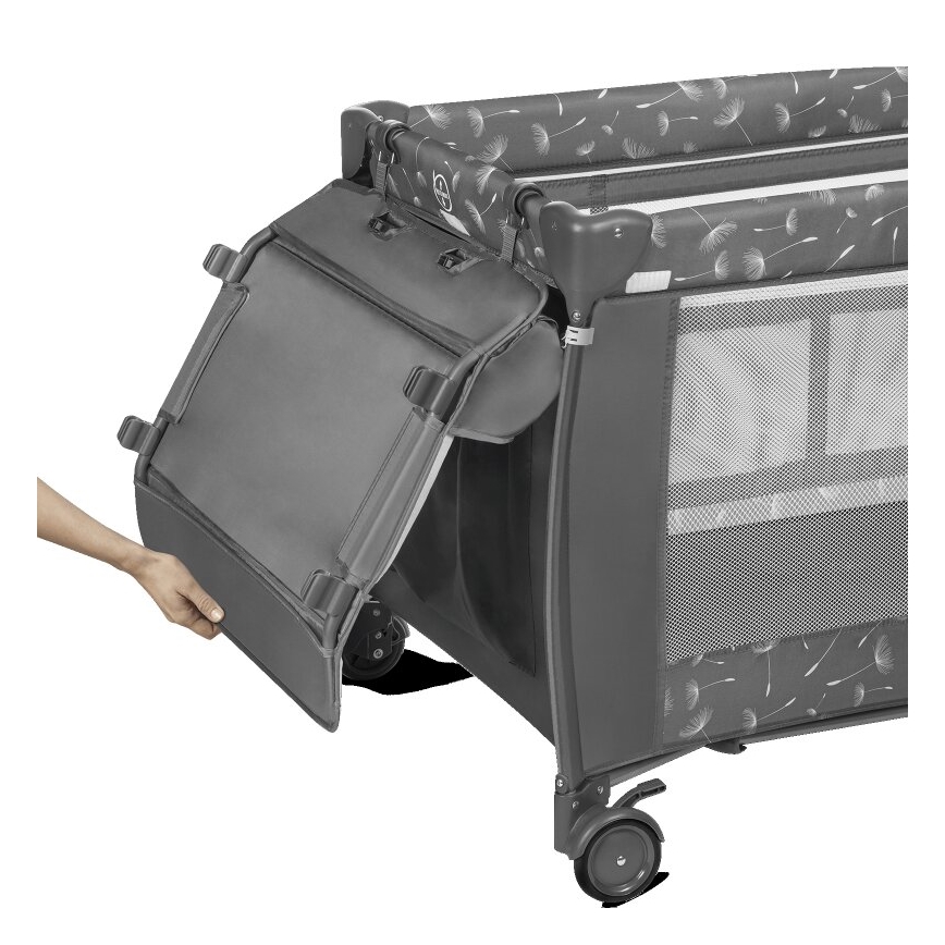 Lionelo - Reisebett SVEN PLUS, grau