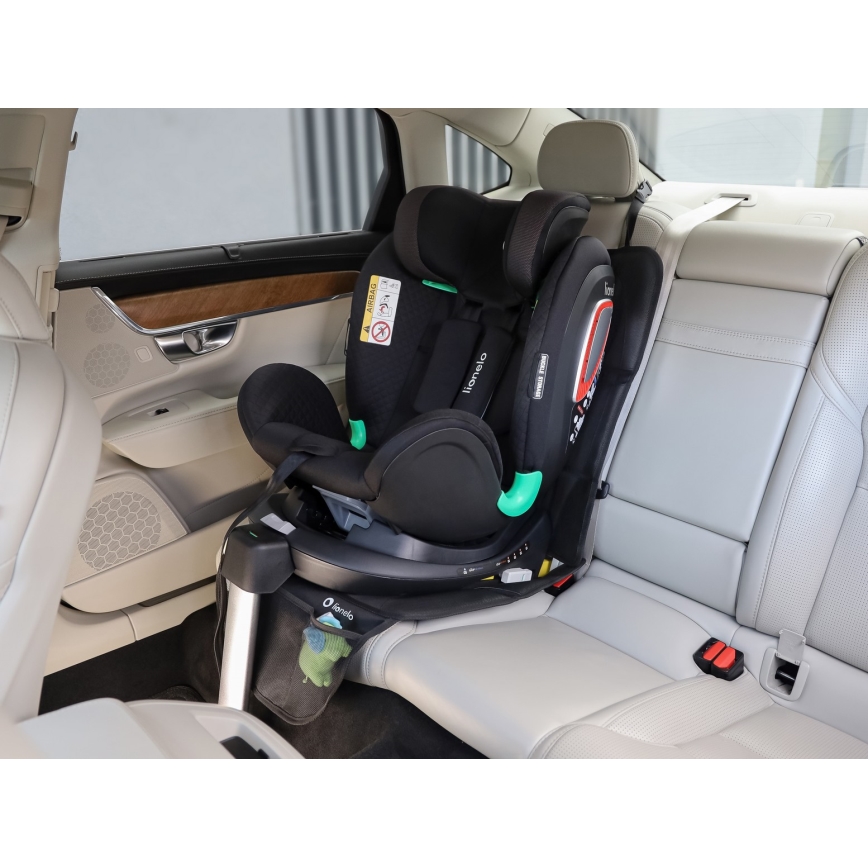 Lionelo - Schutzunterlage für Kindersitz SIKKER Black Carbon