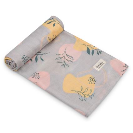 Lionelo - SET 3x Bambuswindeln BAMBOO SET 70x70 cm Blatt
