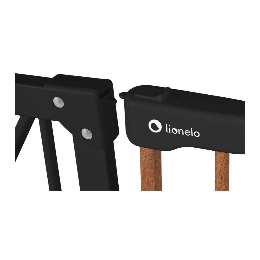 Lionelo - Sicherheitsbarriere TRUUS SLIM schwarz/braun