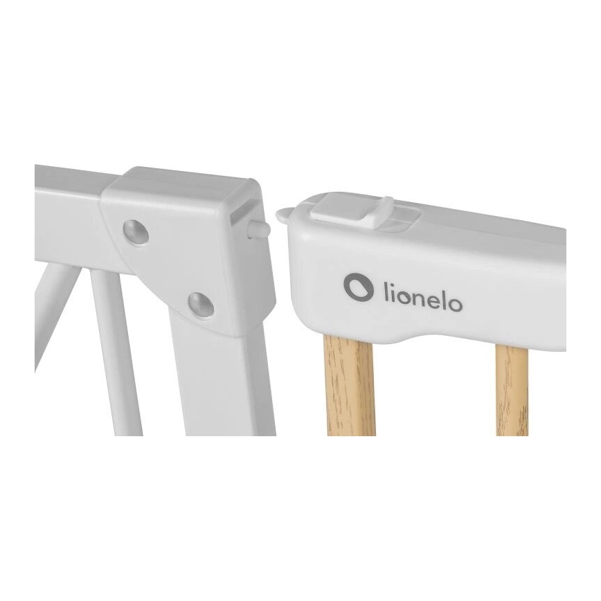 Lionelo - Sicherheitsbarriere TRUUS SLIM weiß/beige