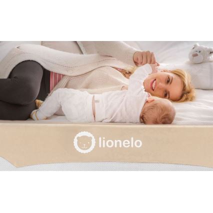 Lionelo - Sicherheitsgitter fürs Bett EVA beige