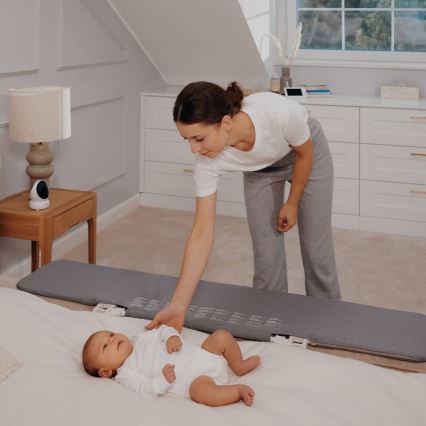 Lionelo - Sicherheitsgitter fürs Bett LORA XL, dunkelgrau