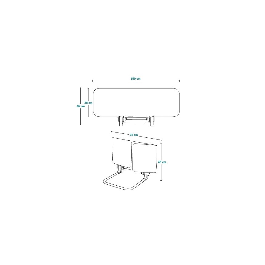 Lionelo - Sicherheitsgitter fürs Bett LORA XL, grau
