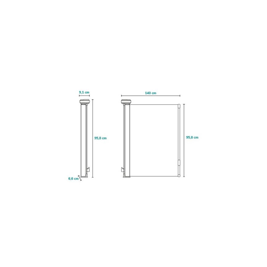 Lionelo - Sicherheitsgitter THEA schwarz