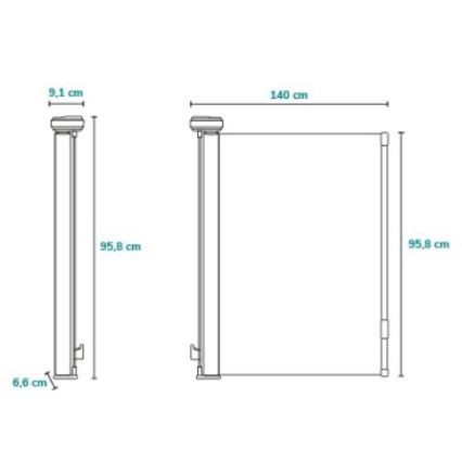 Lionelo - Sicherheitsgitter THEA weiß
