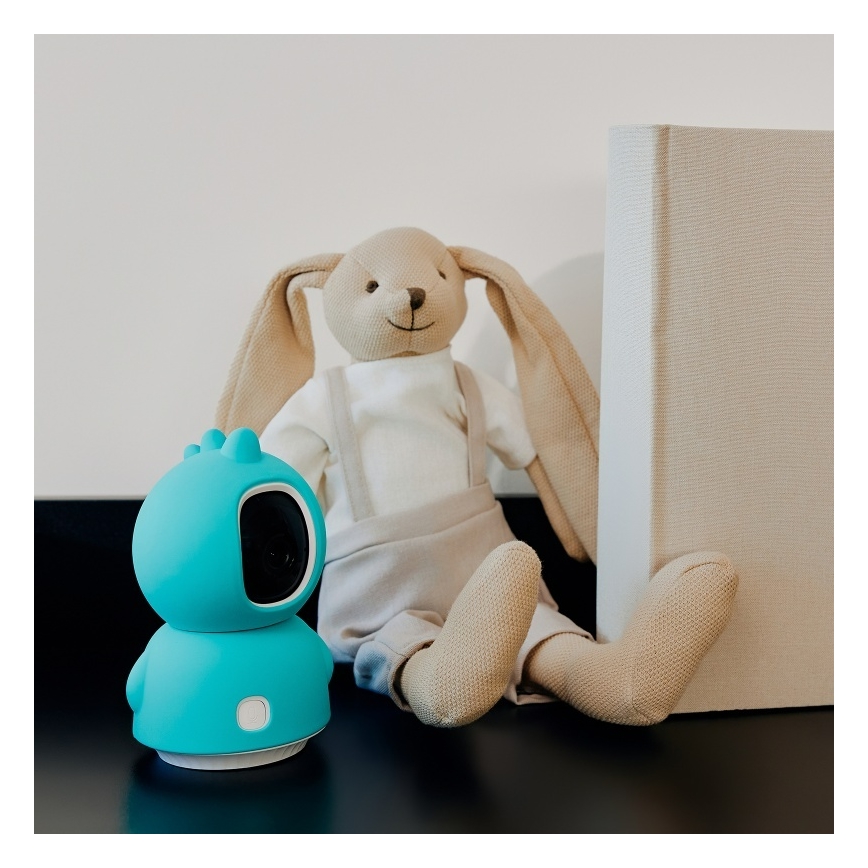 Lionelo - Smarter Babymonitor BABYLINE VIEW Wi-Fi 5V Weiß