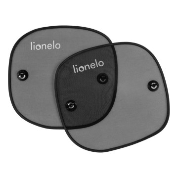 Lionelo - Sonnenschutz mit Saugnapf SUNSHADE, 2 Stück, Schwarz